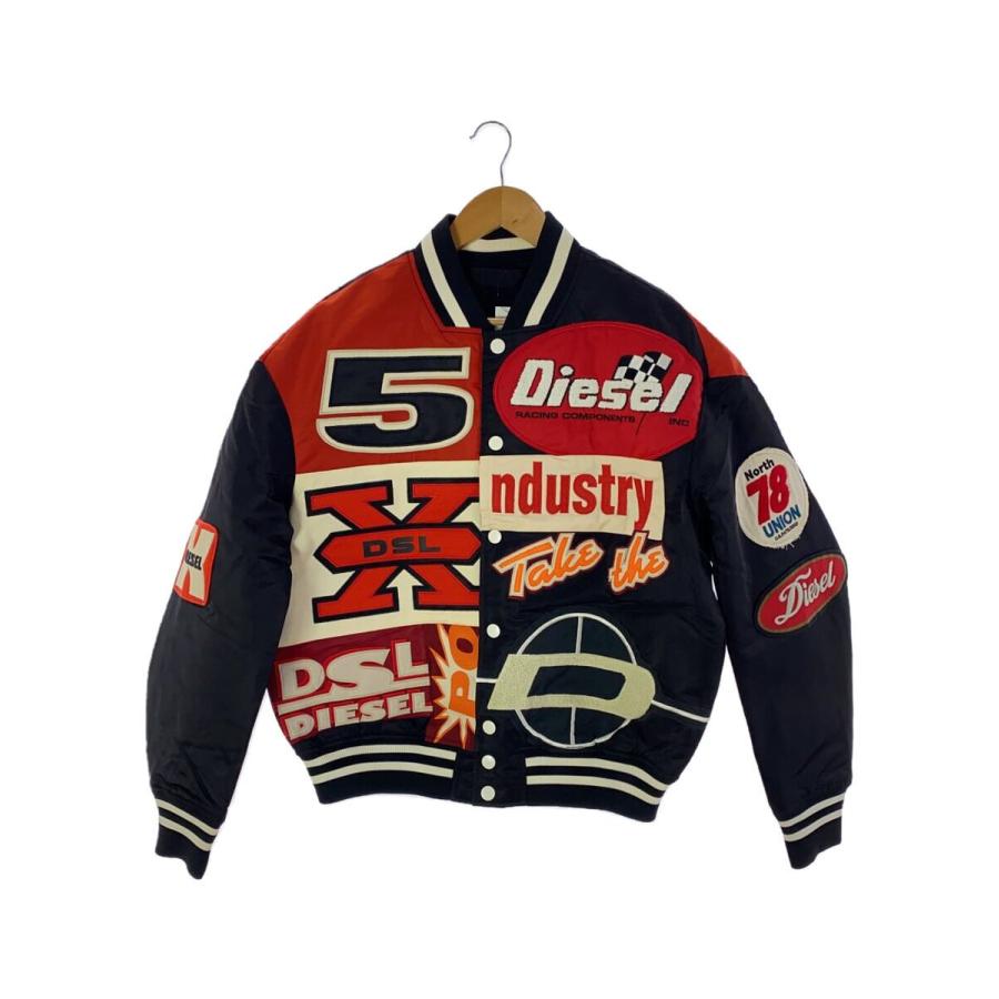 DIESEL◇J-BULC-PATCH/スタジャン/ジャケット/M/ポリエステル DIESEL◇J-BULC-PATCH/スタジャン/ジャケット/M/ポリエステル