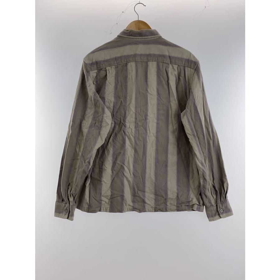 Supreme◇23FW STRIPE FLANNEL ZIP UP SHIRT/ネルシャツ/M