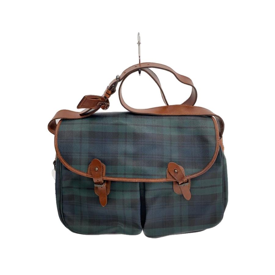 POLO RALPH LAUREN◇メッセンジャーバッグ/ショルダーバッグ/PVC/GRN