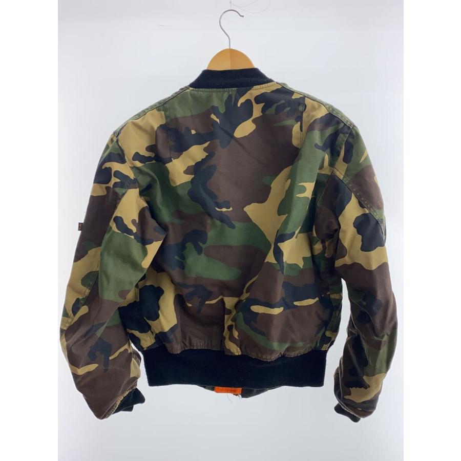 ALPHA INDUSTRIES◇90s/MA-1/ミリタリージャケット/M/GRN