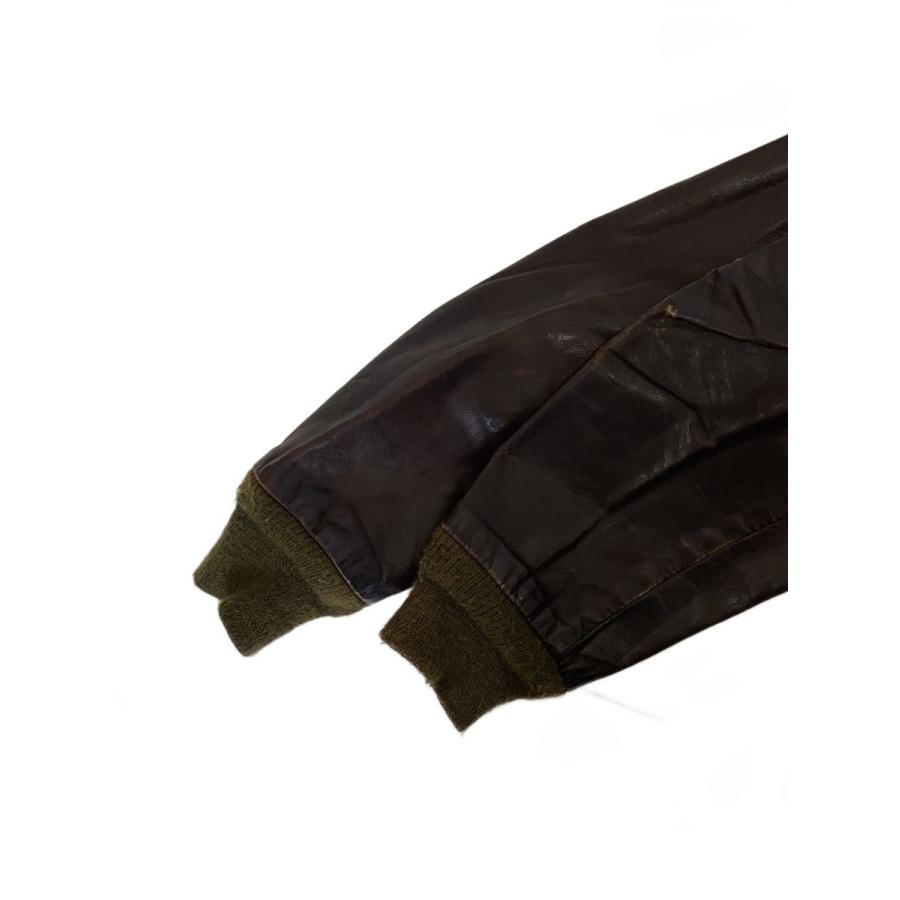 Schott◇A-2/フライトジャケット/80S/レザー/ブラウン : セカンド