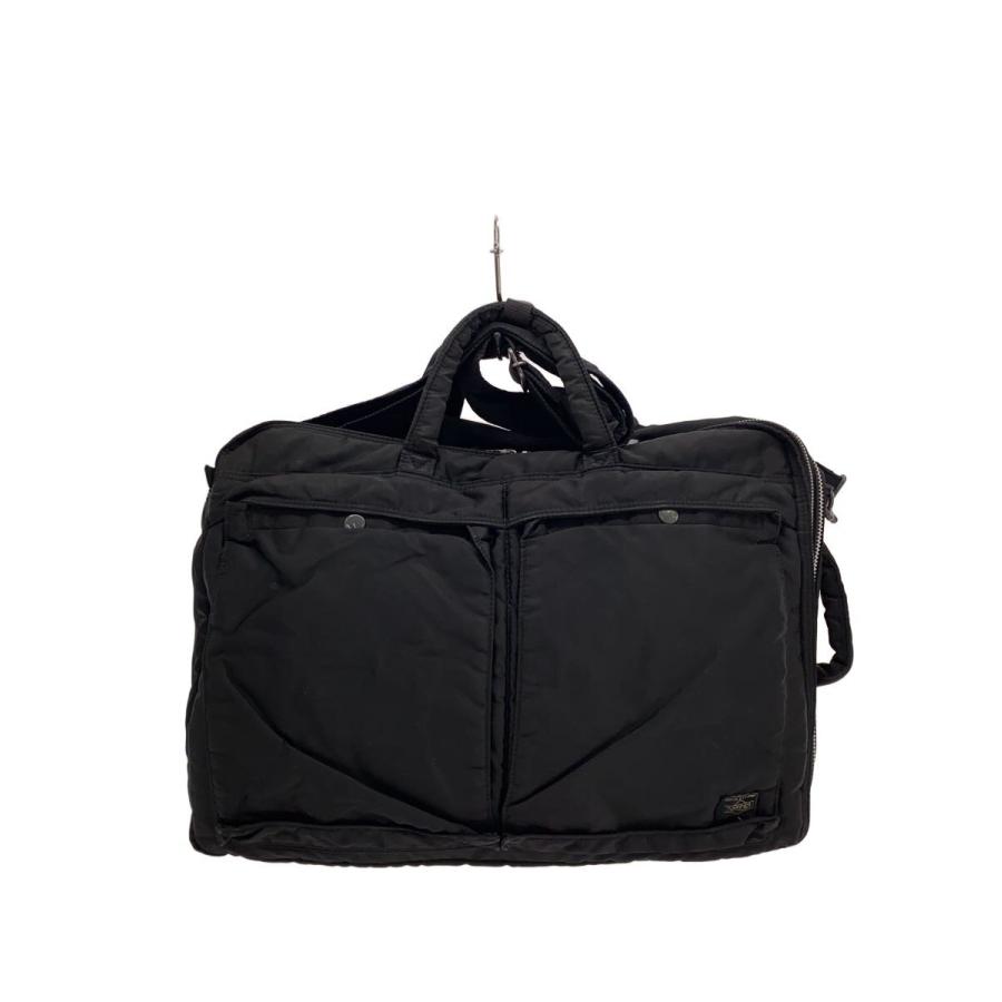 PORTER◇3WAY/TANKERブリーフケース/ナイロン/BLK : セカンド