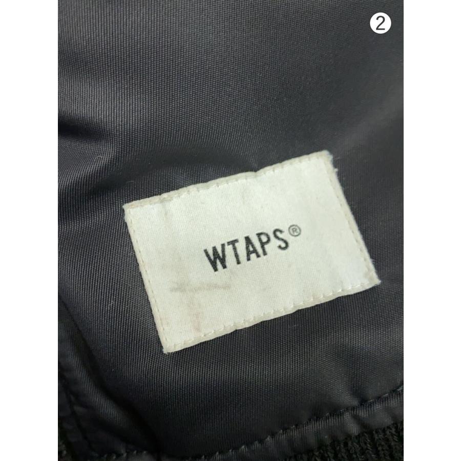 WTAPS◇19AW/×NEIGHBORHOOD/W1 VE JACKET /1/ナイロン/BLK/192BRNHD