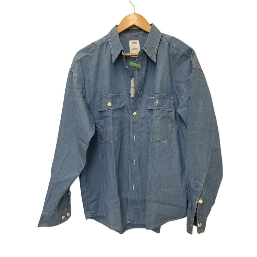 visvim◇20SS/LUMBER SHIRT L/S/2/コットン/BLU/0120105011009