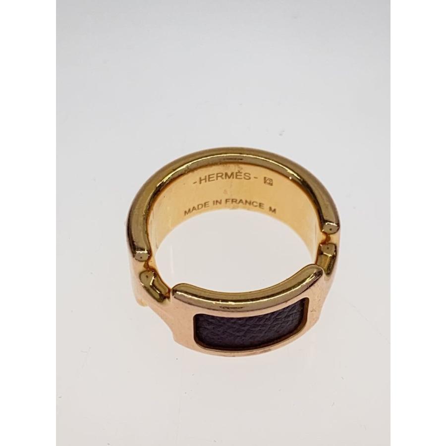 HERMES◇オランプ/PM/表記サイズM/リング/--/14号/GLD/レディース