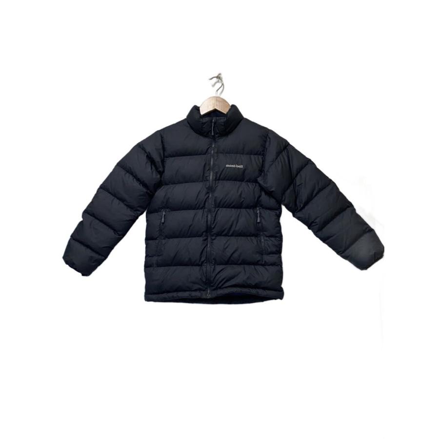 mont-bell キッズ150cm ダウンジャケット mont-bell◇ダウンジャケット/150サイズ/ポリエステル/BLK/無地