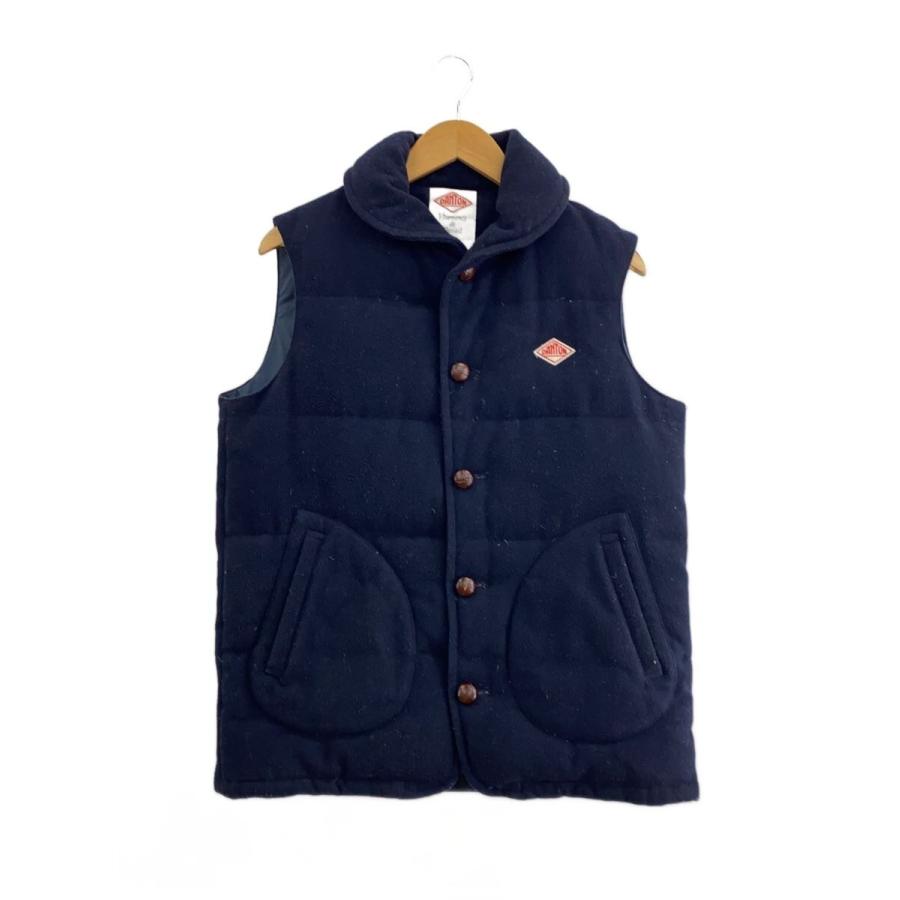 DANTON◇ダウンベスト/42/ウール/NVY/無地/14A-FA-001 : セカンド