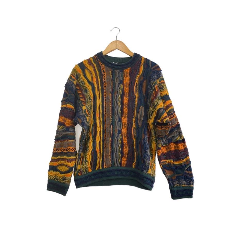 COOGI◇ニット・セーター(厚手)/L/ウール/マルチカラー// 希少 COOGI 