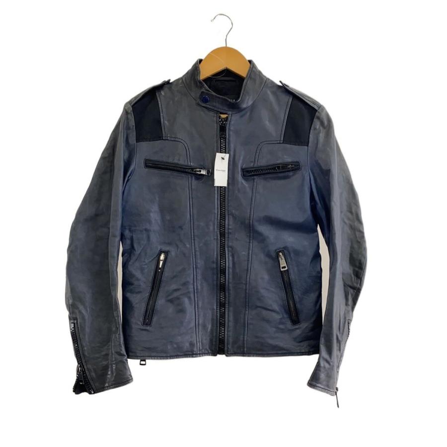 GUCCIレザージャケットM〜Lライダース GUCCI◇シングルライダースジャケット/レザージャケット・ブルゾン/44