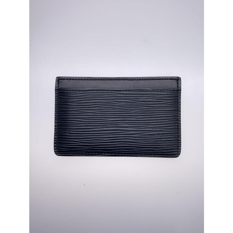LOUIS VUITTON ルイヴィトン エピ サーンプル ケース メンズ LOUIS VUITTON◇ポルト・カルト・サーンプル_エピ/レザー/BLK/無地