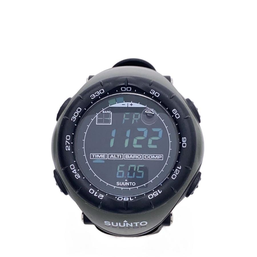 SUUNTO◇VECTOR腕時計/デジタル/ラバー/BLK/BLK/VECTOR// : セカンド 