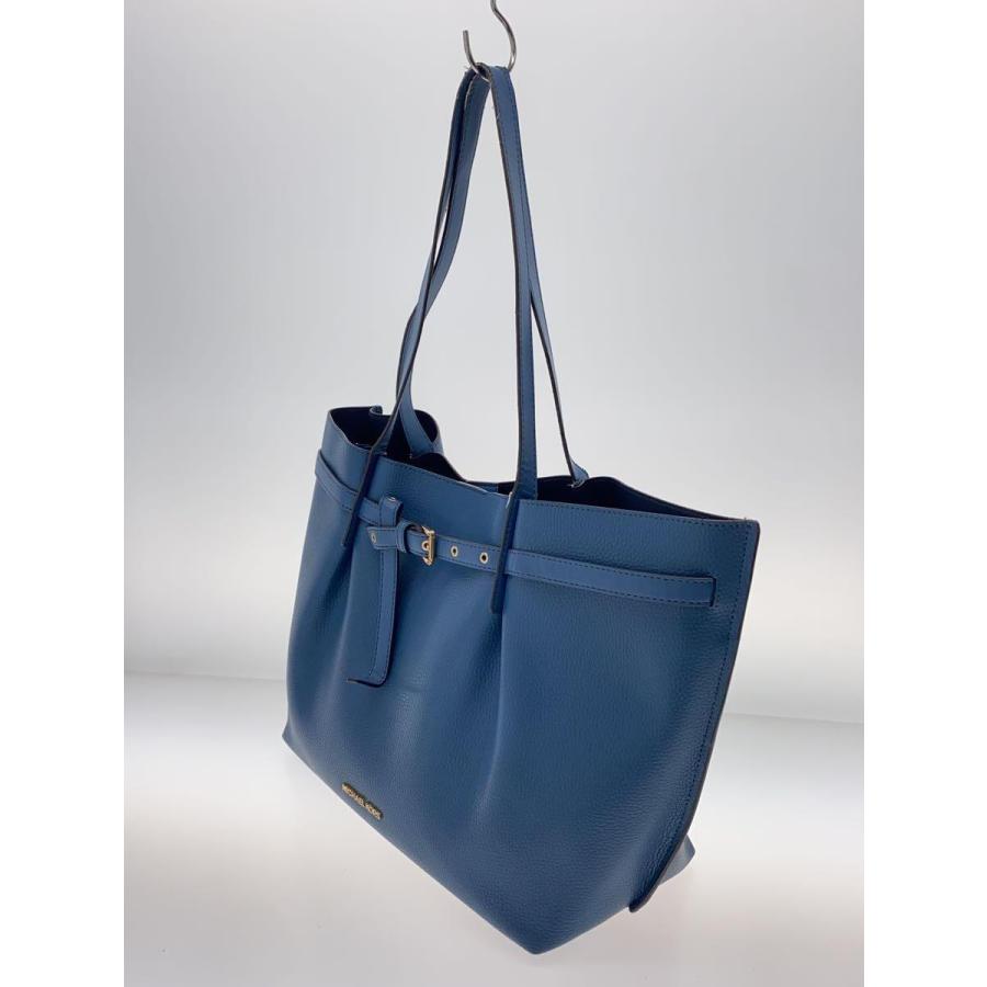 MICHAEL KORS◇ハンドバッグ/レザー/BLU/無地 : セカンドストリート 