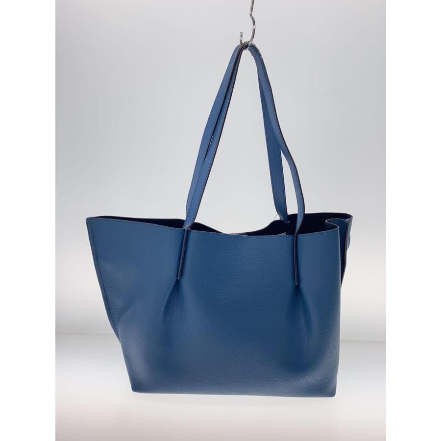 MICHAEL KORS◇ハンドバッグ/レザー/BLU/無地 : セカンドストリート 