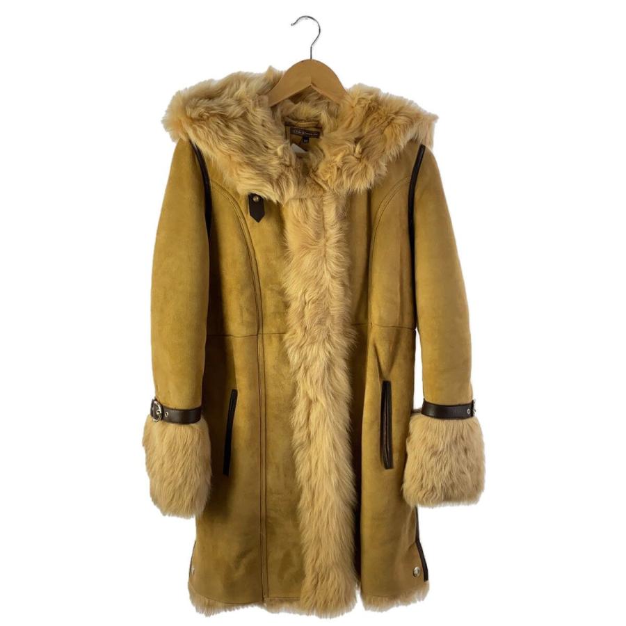 COACH◇ムートンコート/XS/レザー/CML : セカンドストリートYahoo!店  