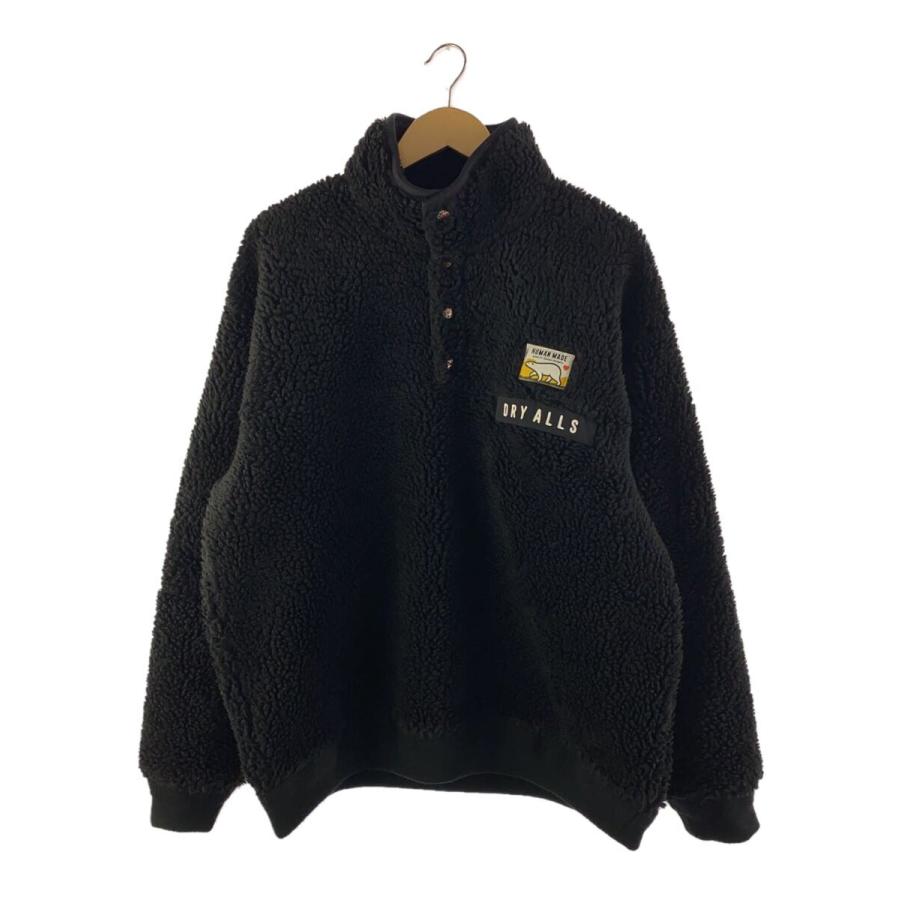 HUMAN MADE◇BOA FLEECE PULLOVER/フリースジャケット/XL/ポリエステル  