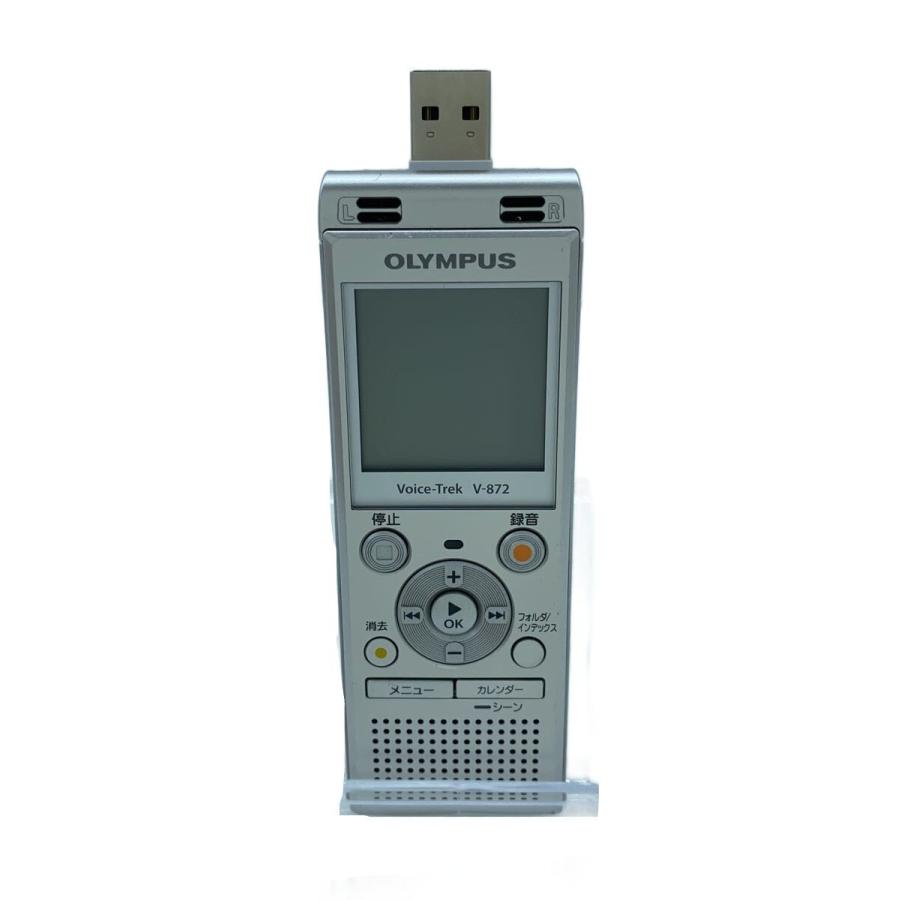 【新品未使用】OLYMPUS ステレオICレコーダー V-872 OLYMPUS◇ICレコーダー ボイストレック V-872 SLV [シルバー