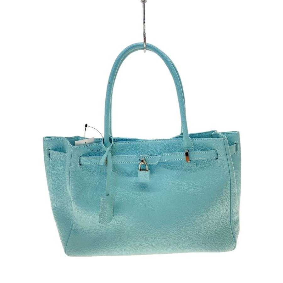 傳濱野◇トートバッグ/レザー/BLU/無地 : セカンドストリートYahoo!店