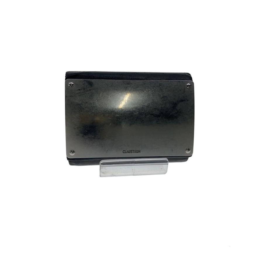 CLAUSTRUM/3つ折り財布/レザー/BLK/無地/メンズ : セカンドストリート