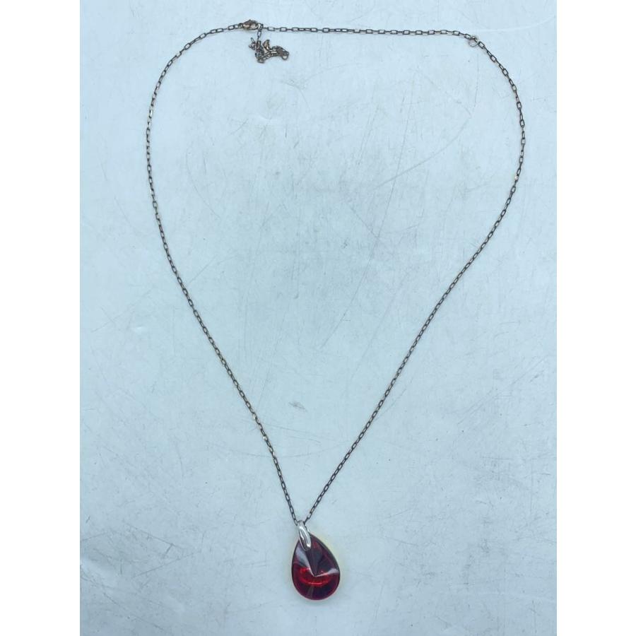 Baccarat◇ネックレス/--/カラーストーン/RED/トップ有/レディース 