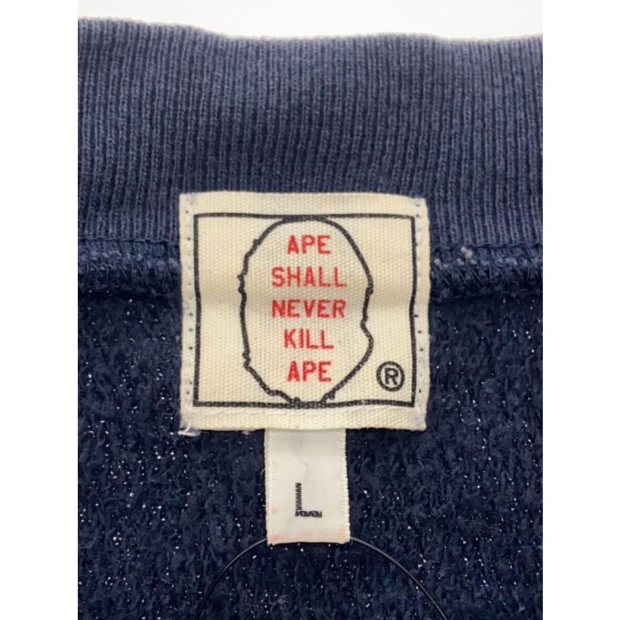 A BATHING APE◇00s/初期タグ/NIGO期/88RINGS/スウェット/L/コットン