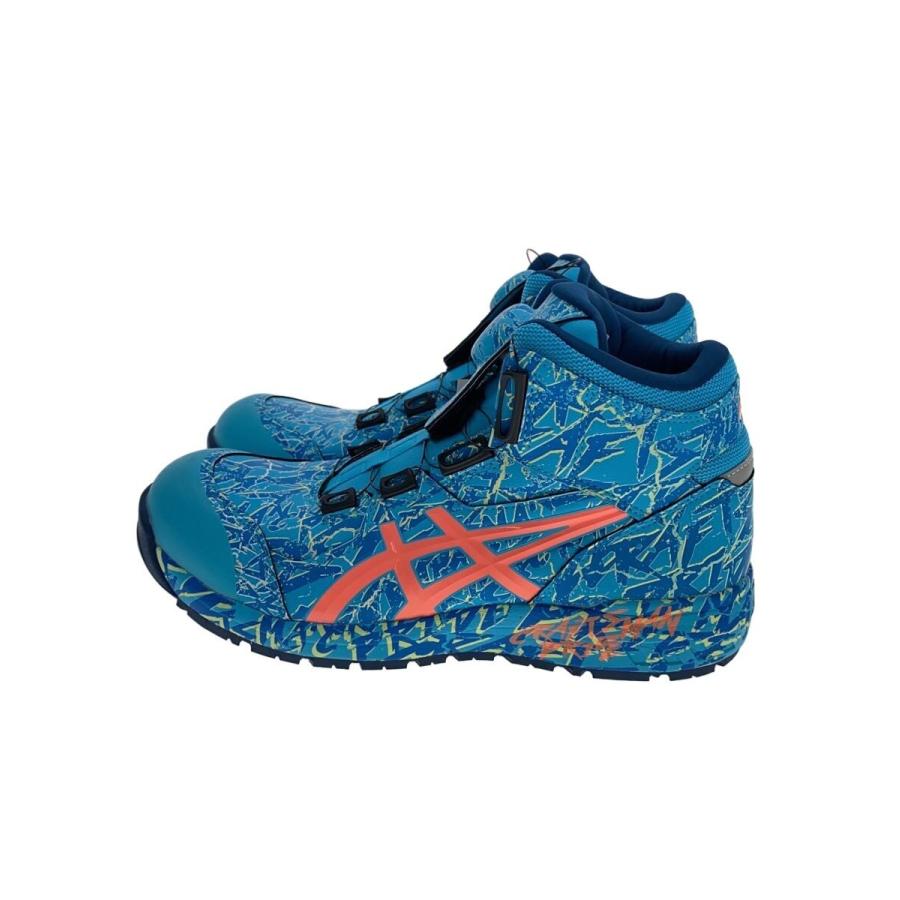 ASICS◇安全靴/ハイカットスニーカー/27cm/BLU/1273A147-400