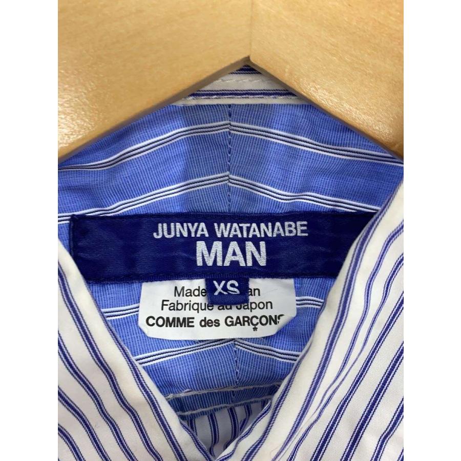 JUNYA WATANABE COMME des GARÇONS 長袖シャツ S JUNYA WATANABE COMME des GARCONS MAN◇長袖シャツ/XS/コットン/BLU