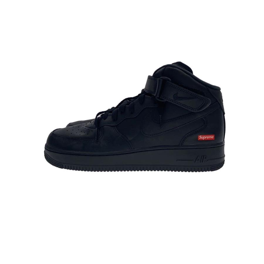 NIKE◇AIR FORCE 1 MID_エアフォース ミッド/28cm/BLK// : セカンド