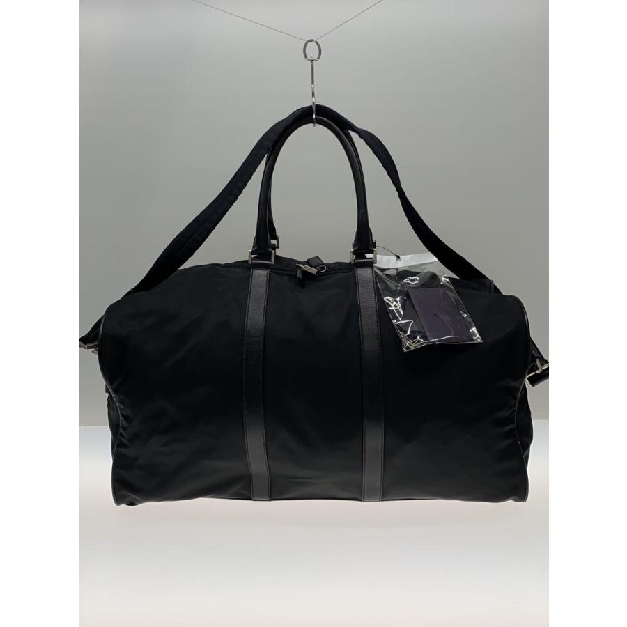 PRADA◇ボストンバッグ/ナイロン/BLK/無地// : セカンドストリート