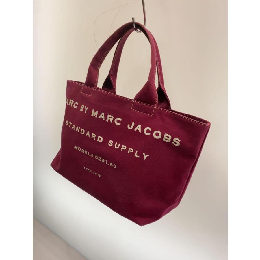 MARC BY MARC JACOBS◆トートバッグ/キャンバス/BRD/プリント/ボルドー/｜ssol-shopping｜02