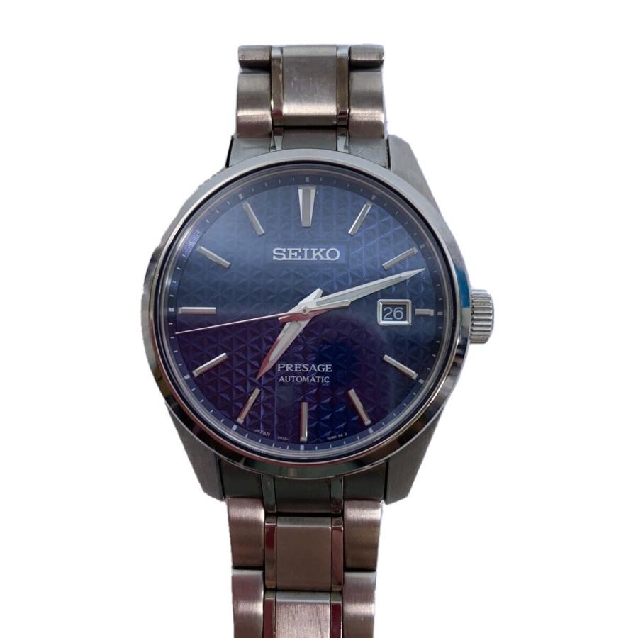 SEIKO◇自動巻腕時計/アナログ/--/BLU/SLV/6R35-00V0 SEIKO◇自動巻腕時計/アナログ/--/BLU/SLV/6R35-00V0