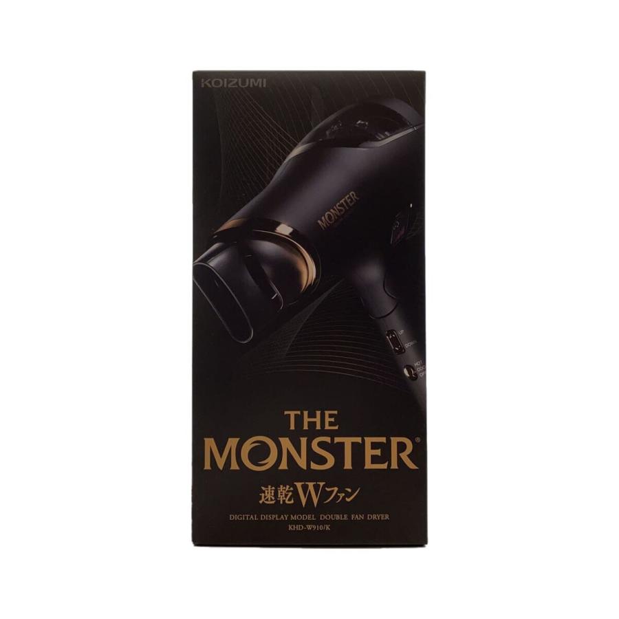 KOIZUMI◇ドライヤー・ヘアアイロン モンスター KHD-W910/K/K/ブラック  