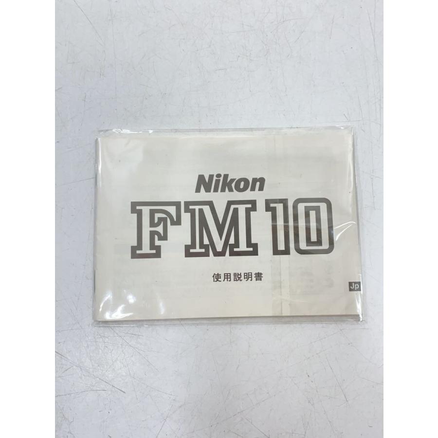 Nikon◇デジタルカメラアクセサリー/FM10/フィルムカメラ/ブラック