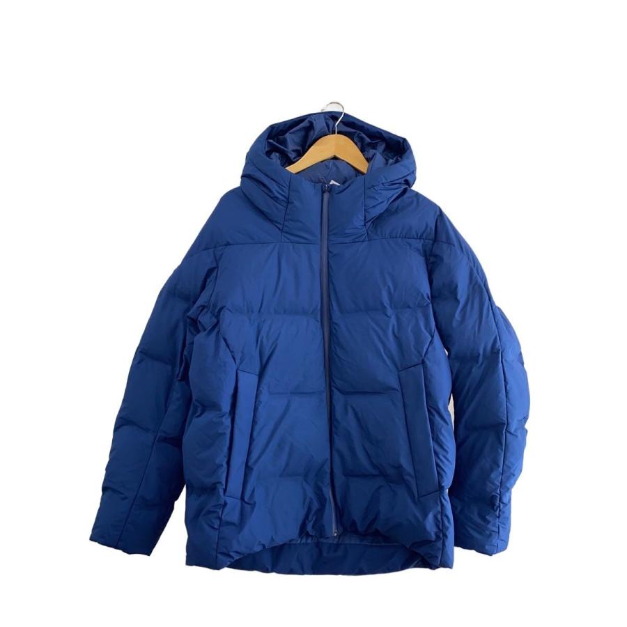 最終価格！UNIQLOパウダーソフトジャケット　BLUE XL ダウンジャケット UNIQLO◇ダウンジャケット/XL/ポリエステル/BLU/311-429291