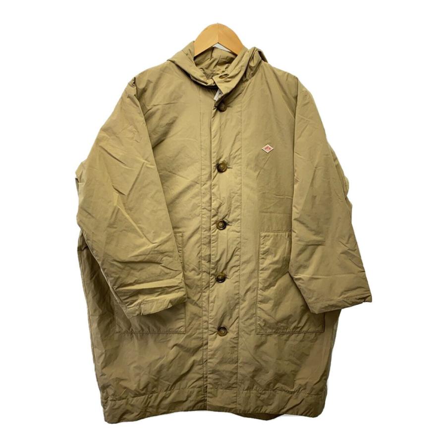 DANTON フード付きベージュコート 36 DANTON◇24AW/インサレーションフードコート/36/ポリエステル/BEG/TY42