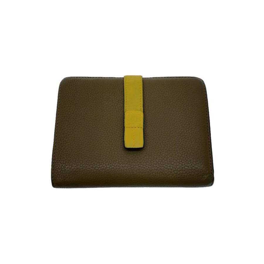 LOEWE◇バーティカル ウォレット ミディアム/2つ折り財布/レザー