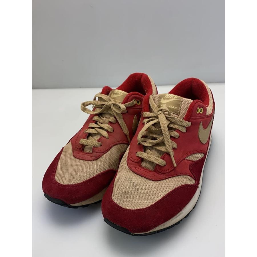 NIKE◇AIR MAX 1 PREMIUM RETRO/エアマックスプレミアムレトロ/レッド 