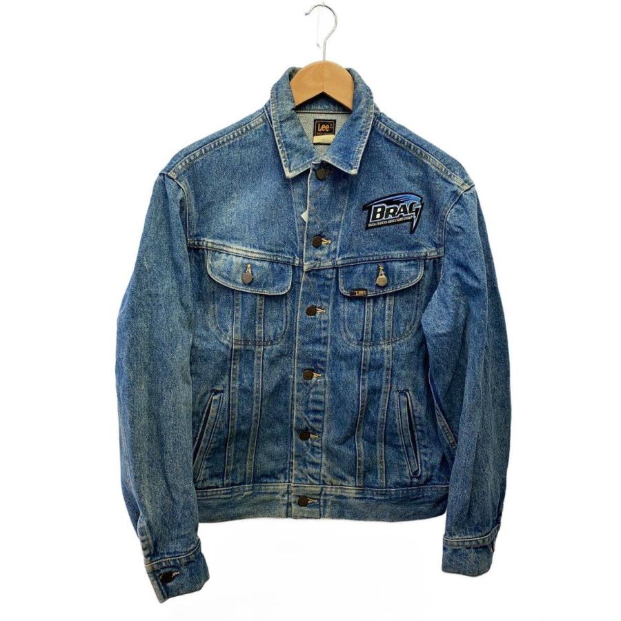 Lee◇90s/デニムジャケット/ワッペン/Gジャン/36/コットン/IDG