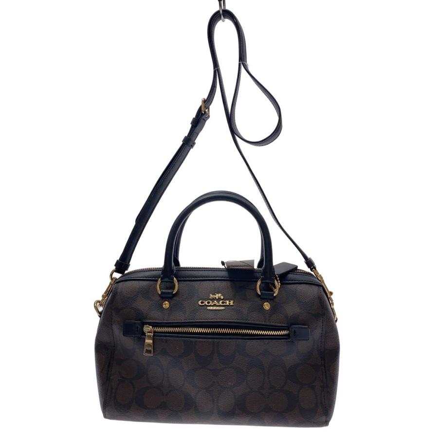 COACH コーチ ハンドバッグ ショルダーバッグ ブラウン F83607 COACH◇ショルダーバッグ/ブラウン/総柄/F83607// : セカンド