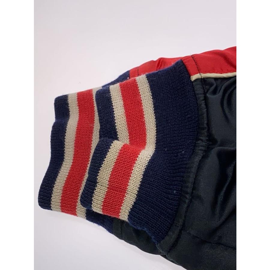 HARLEY DAVIDSON◇刺繍/リバーシブル/スカジャン/L/ナイロン/レッド