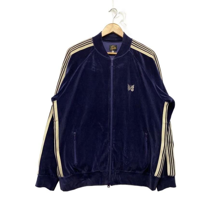 Needles◇Rib Collar Track Jacket/ジャージ/XL/コットン/パープル 