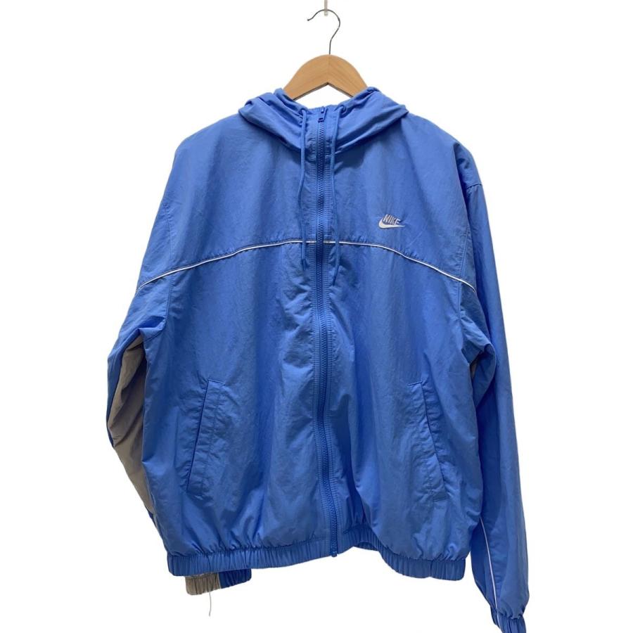 NIKE◇ナイロンジャケット/L/ナイロン/BLU/無地/HJ2013-412 