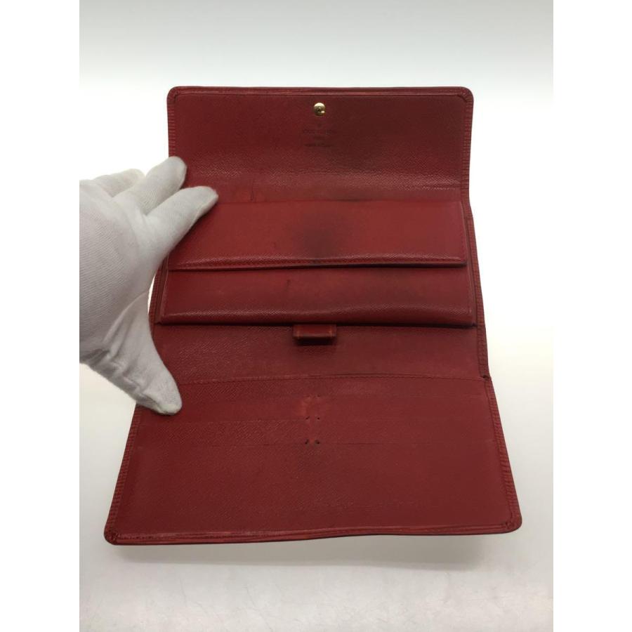 LOUIS VUITTON◆ポルト・トレゾールインターナショナル_エピ_RED/レザー/RED/レディース/M63387/※使用感｜ssol-shopping｜04