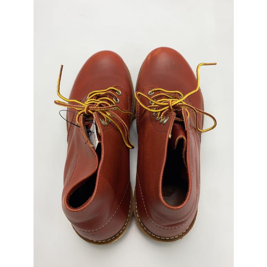 RED WING◆レースアップブーツ・6インチクラシックプレーントゥ/26cm/RED/8166/※スレ有/ソール減り有｜ssol-shopping｜03