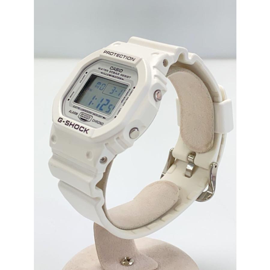 CASIO◇クォーツ腕時計・G-SHOCK/デジタル/WHT : セカンド CASIO◇クォーツ腕時計・G-SHOCK/デジタル/WHT : セカンド