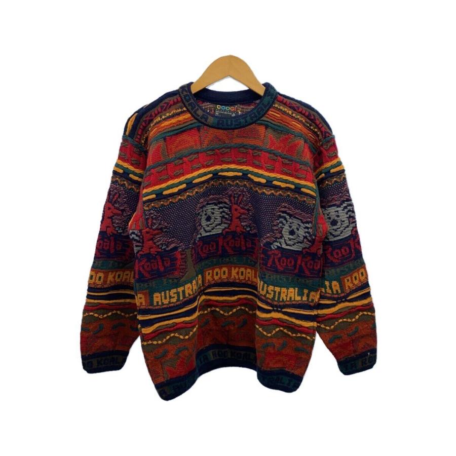 COOGI◇ニット・セーター(厚手)/SS/ウール/マルチカラー COOGI◇ニット・セーター(厚手)/SS/ウール/マルチカラー