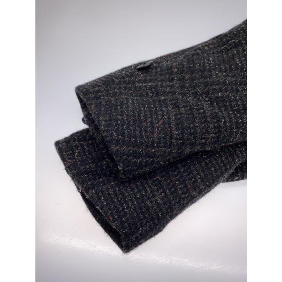 Needles◇22AW/BALCOLLAR COAT WOOL TWEED/コート/S/ウール/BLK 