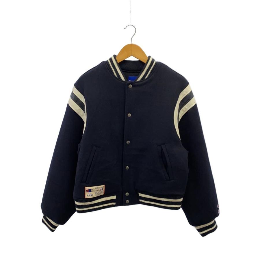 Champion◇×ZARA/キルティングボンバージャケット/スタジャン/M/ウール