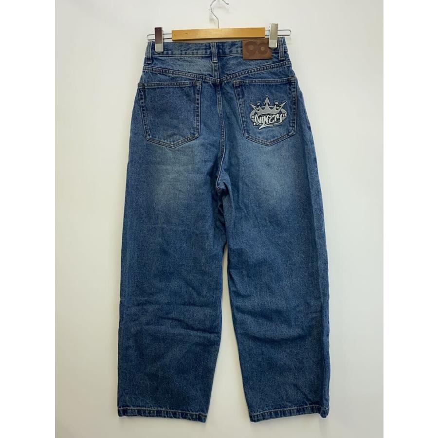 9090◇King Logo Buggy Denim Pants/ボトム/M/デニム/IDG/NN1619 