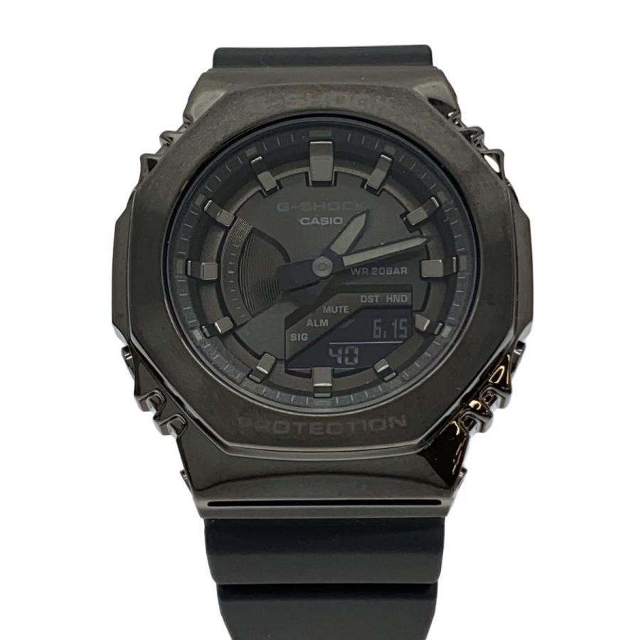 CASIO◇G-SHOCK/クォーツ腕時計/アナログ/ラバー/GRY/GRY/SS/GM-S2100B