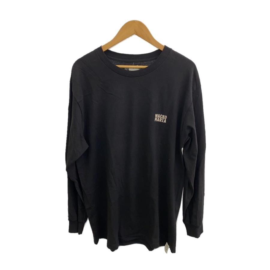 WACKO MARIA◇長袖Tシャツ/M/コットン/BLK/アニマル/虎